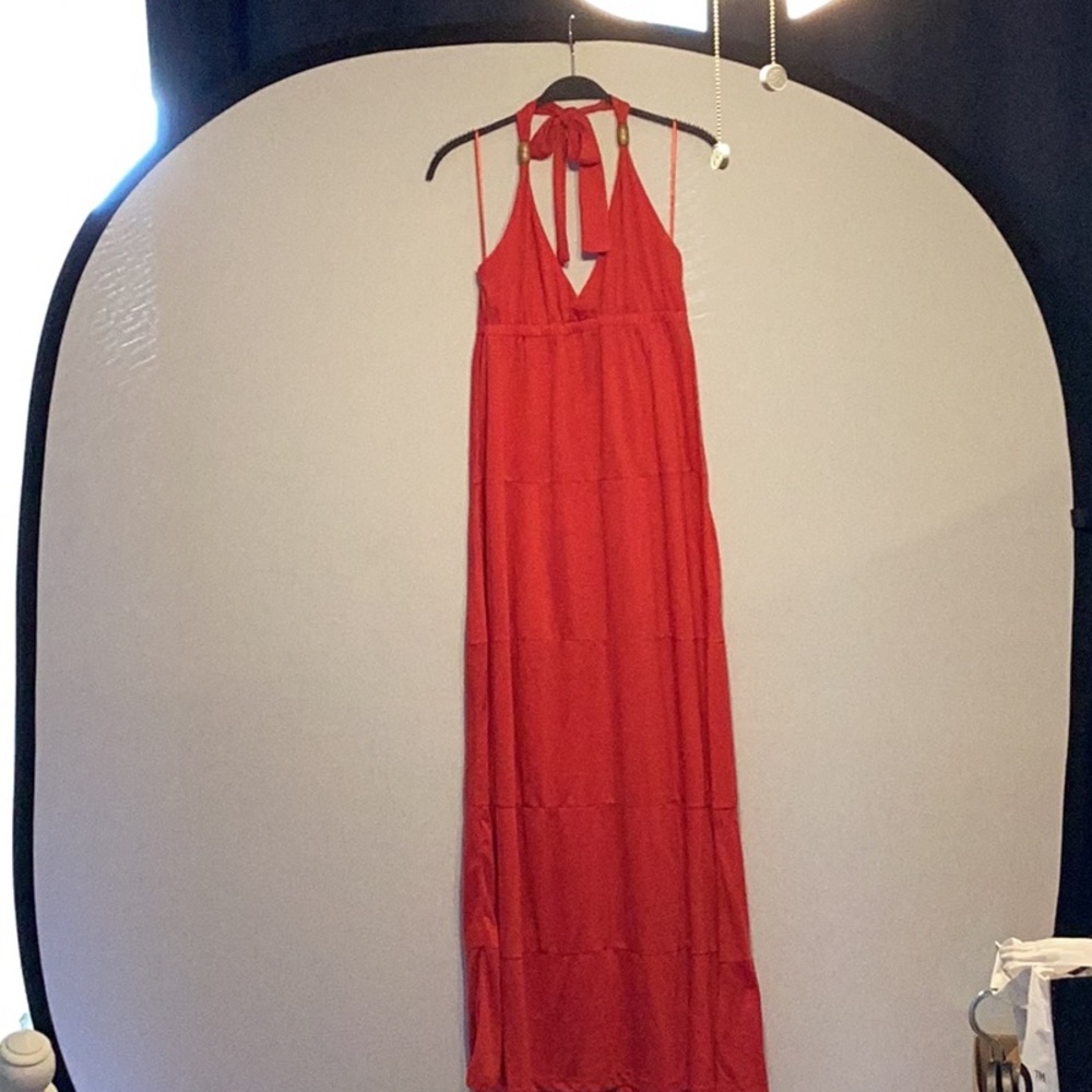 Sirens 360 Surf halter top maxi dress size small
